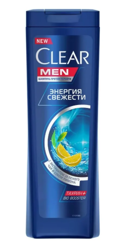 CLEAR NUTRIUM шампунь д/волос против перхоти энергия свежести 400мл